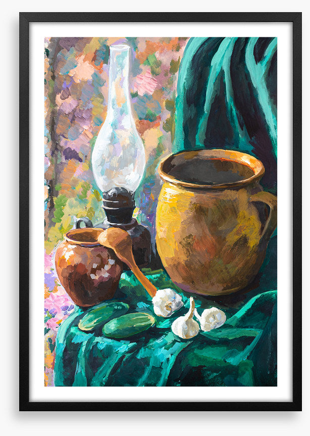 Cooking by lamp light