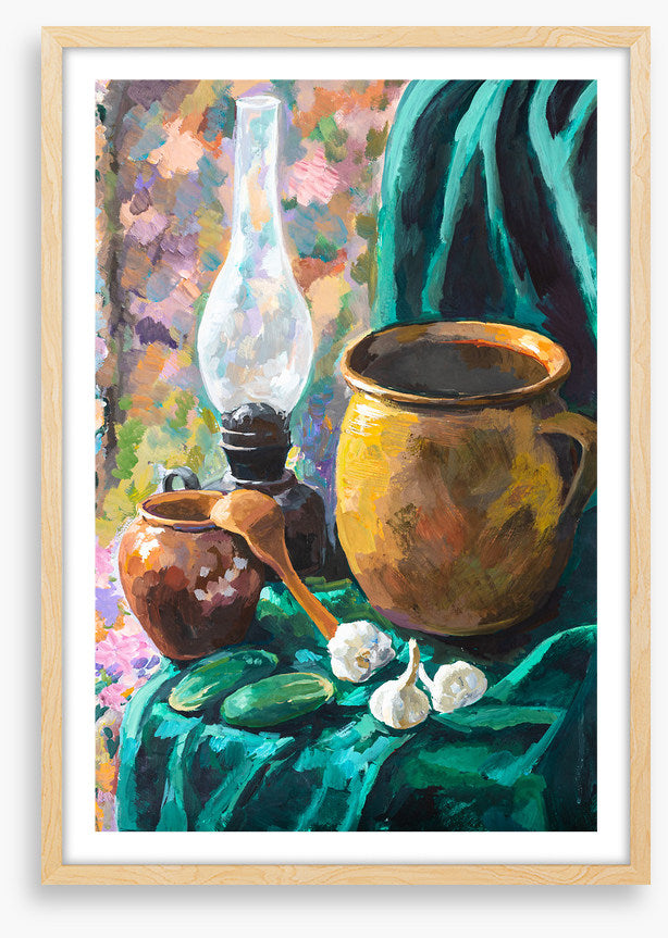 Cooking by lamp light