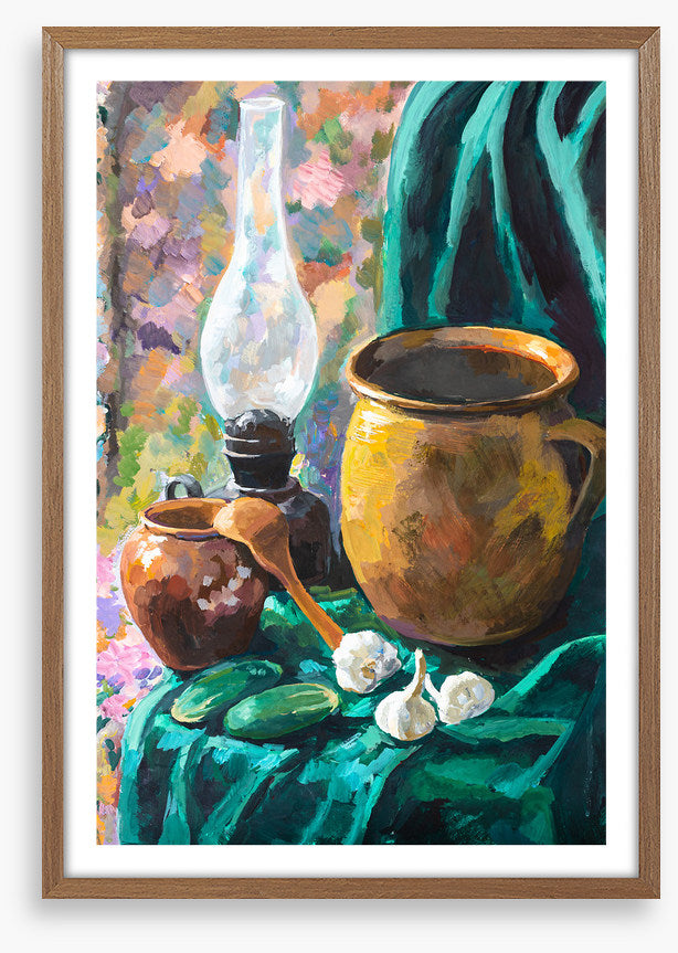 Cooking by lamp light