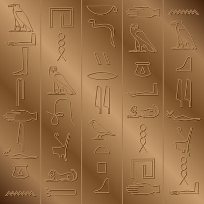 Carved in bronze