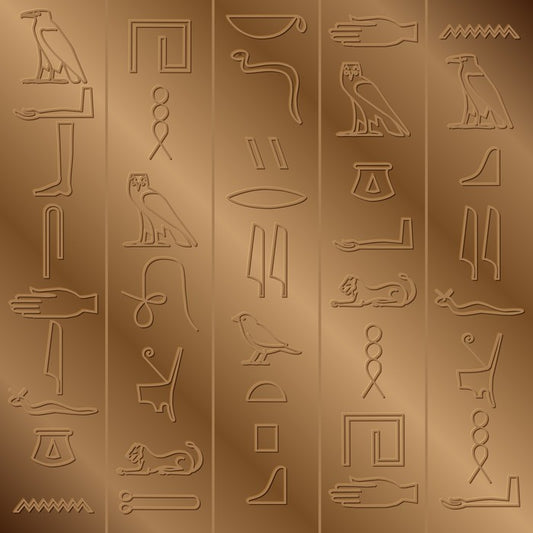 Carved in bronze