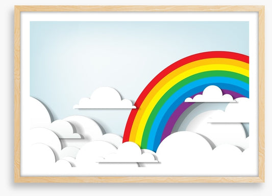 Rainbow clouds