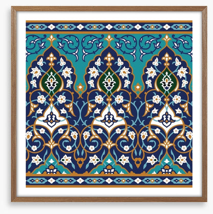 Islamic flower border
