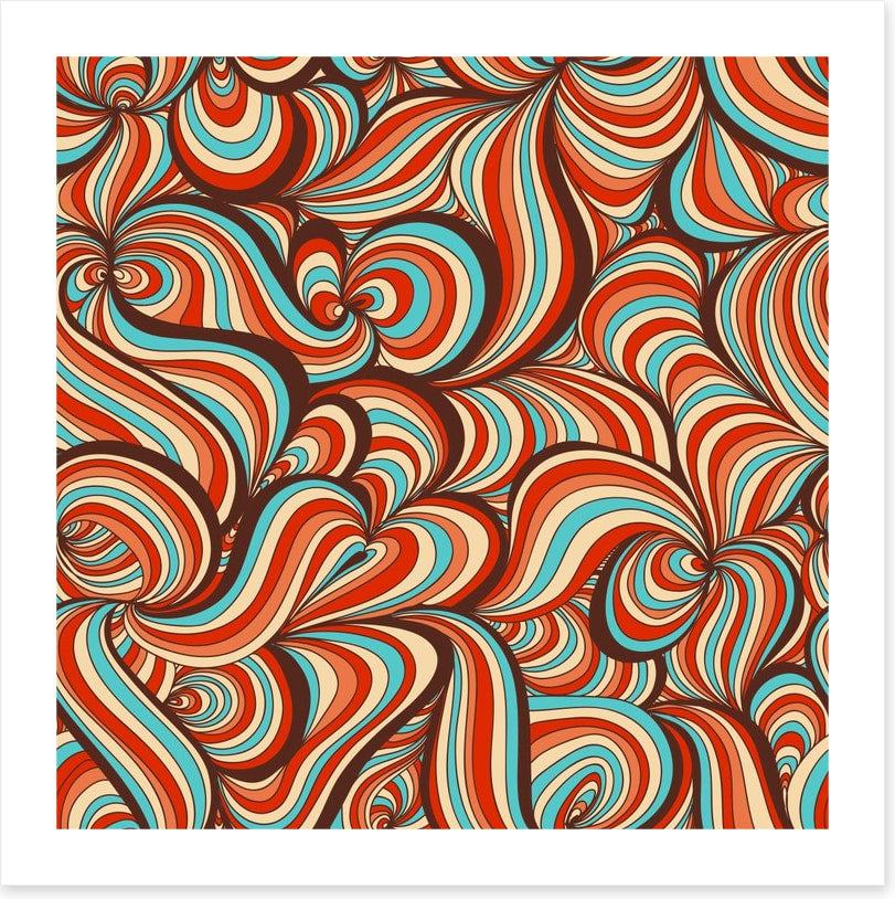 Retro swirls