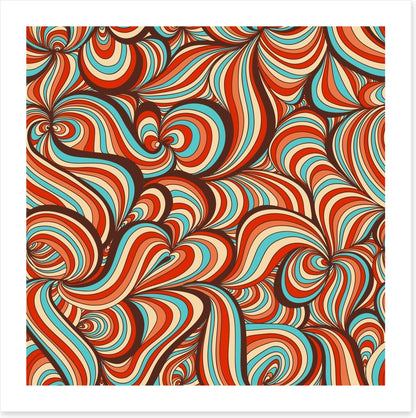 Retro swirls
