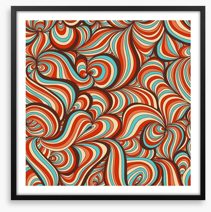 Retro swirls