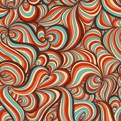 Retro swirls