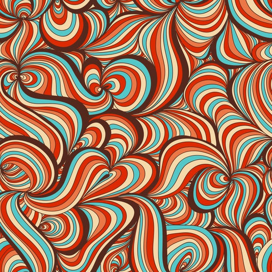 Retro swirls