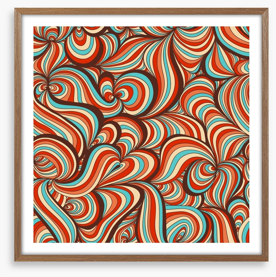 Retro swirls