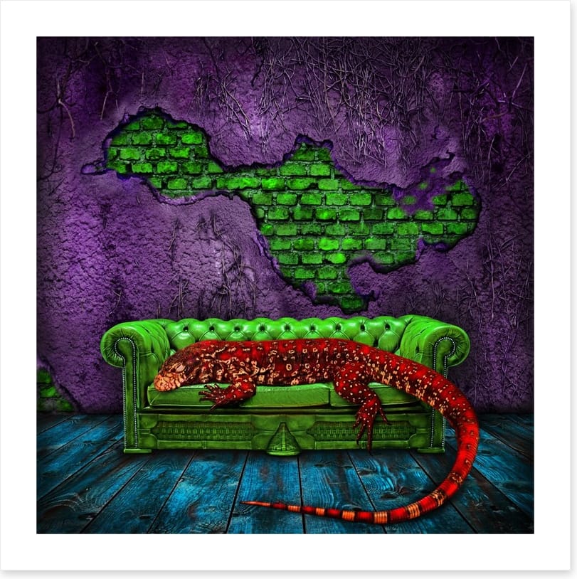 The red lizard