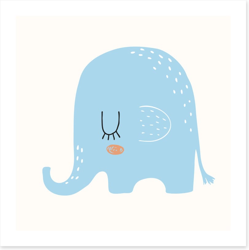 Elephant blue