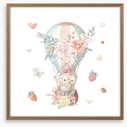 Lollipop owl balloon