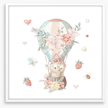 Lollipop owl balloon