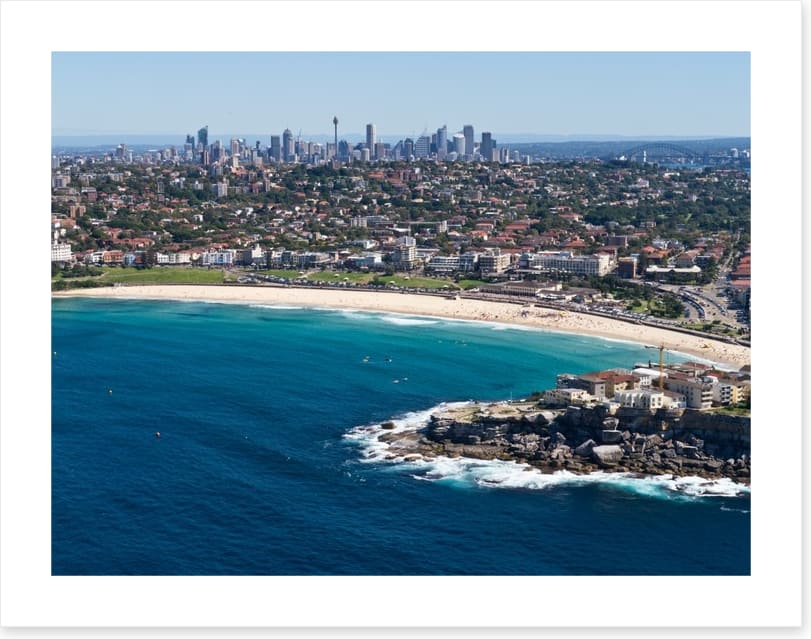 Bondi Beach with CBD