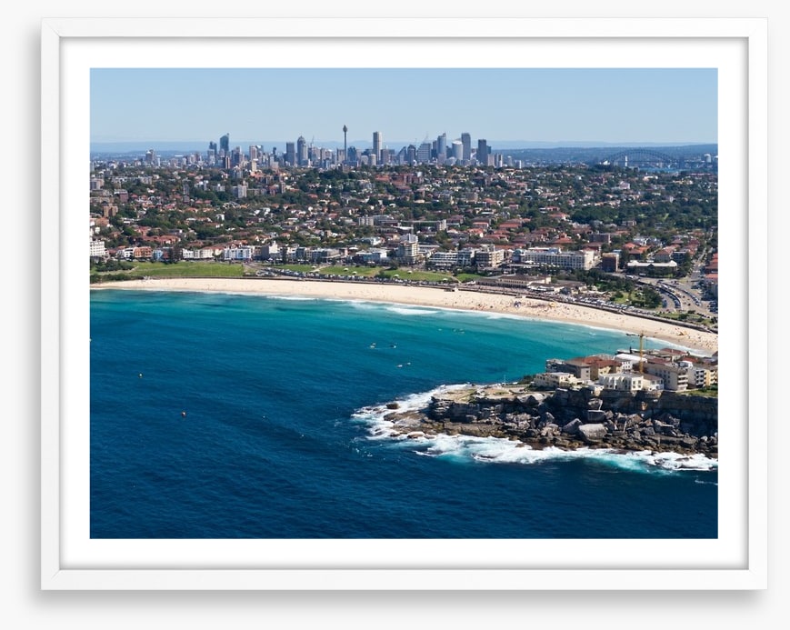 Bondi Beach with CBD