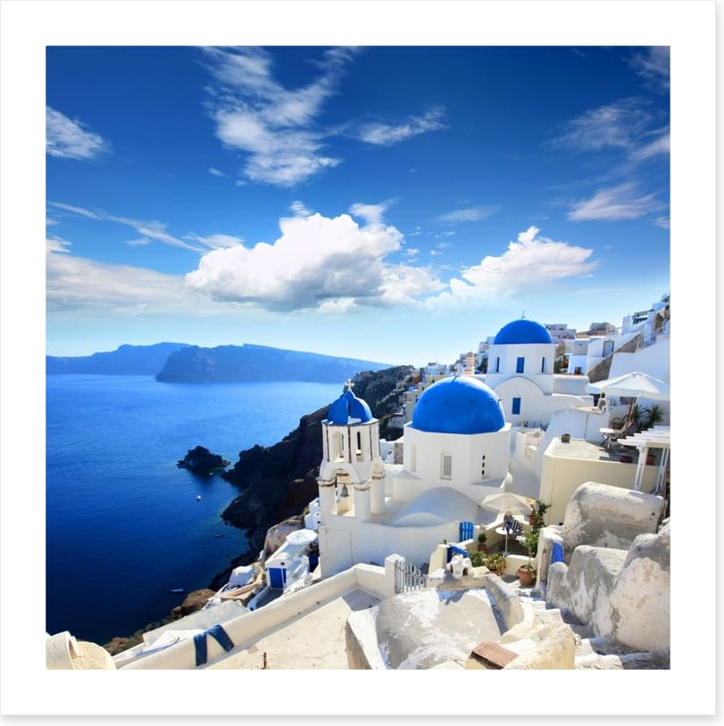 Santorini old village