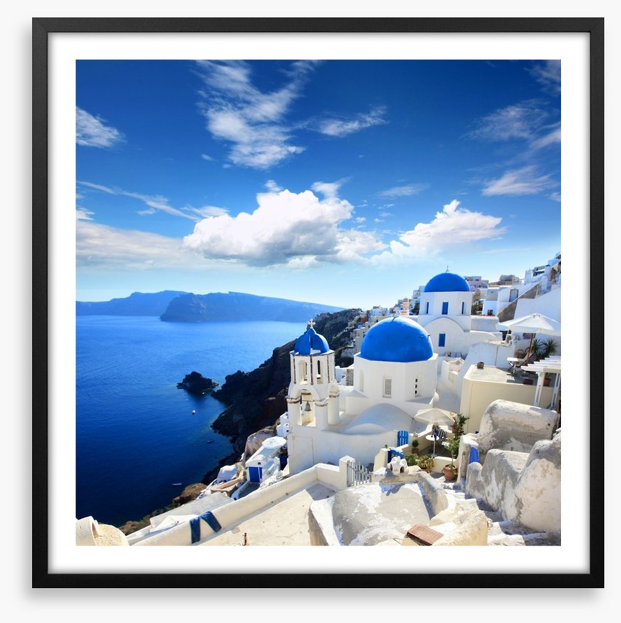 Santorini old village