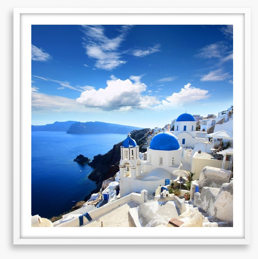 Santorini old village