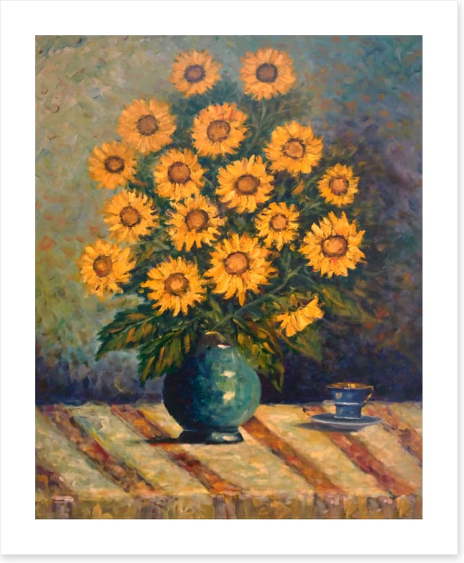The sunflowers