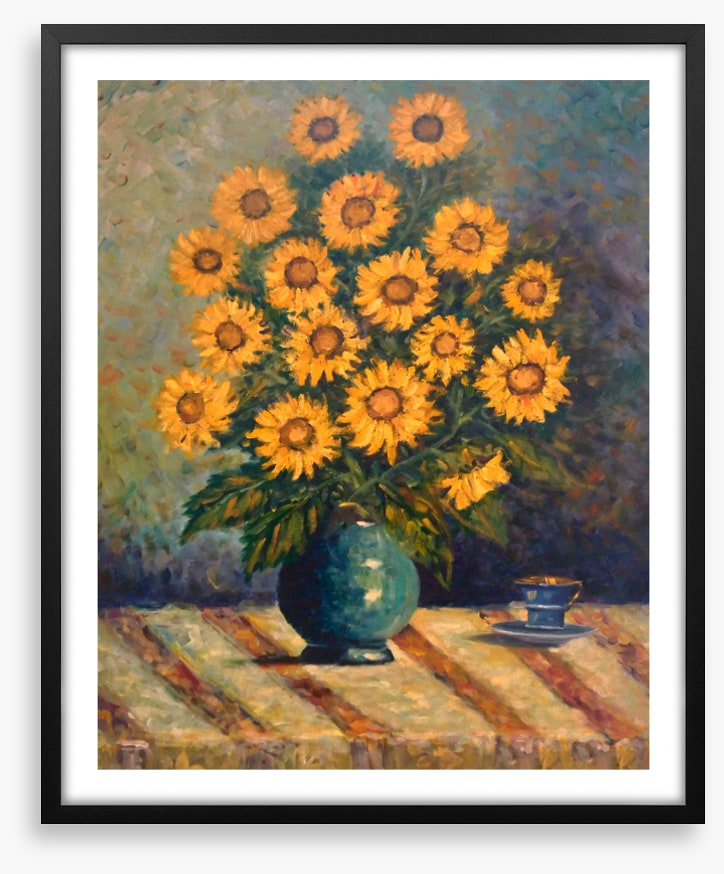 The sunflowers