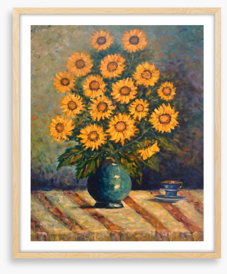 The sunflowers