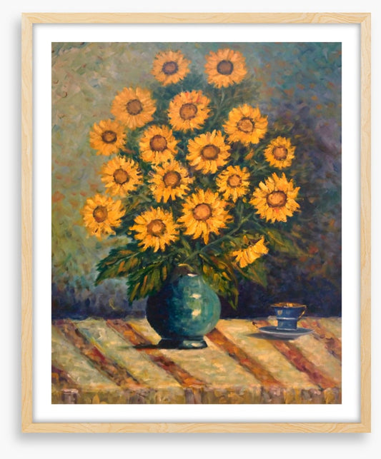 The sunflowers