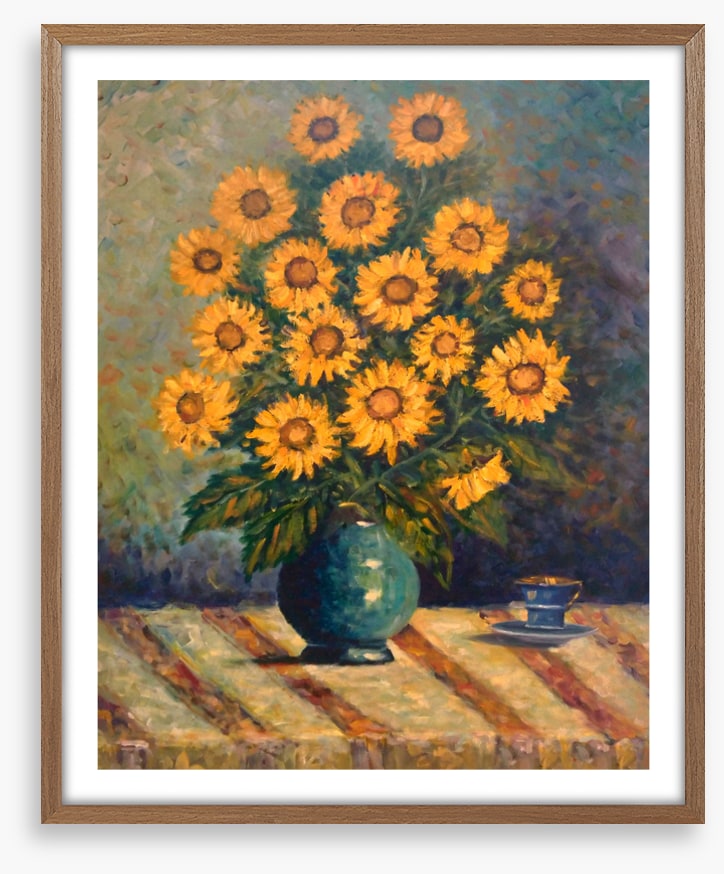 The sunflowers