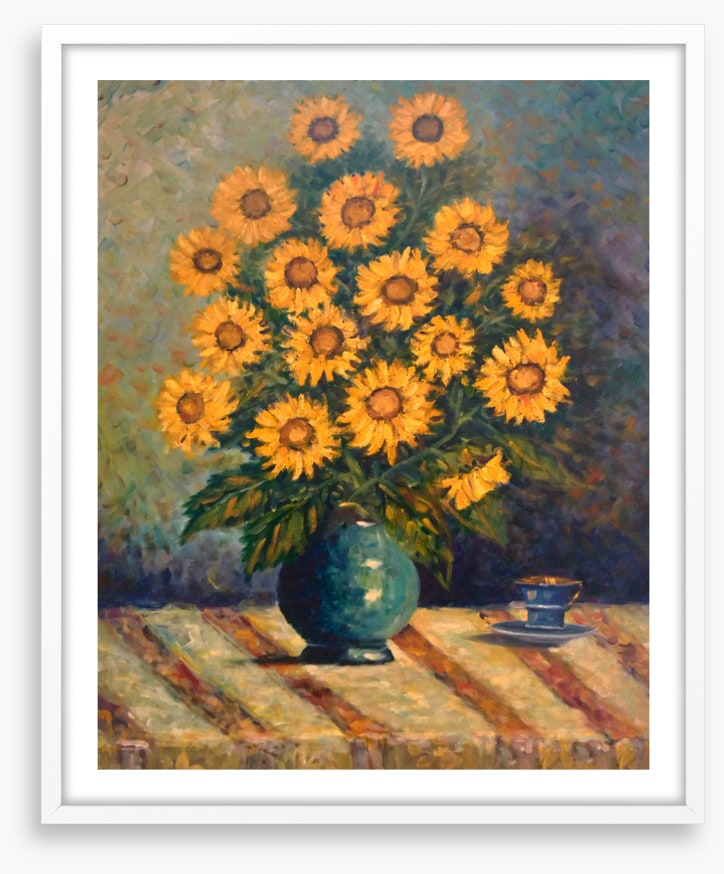 The sunflowers