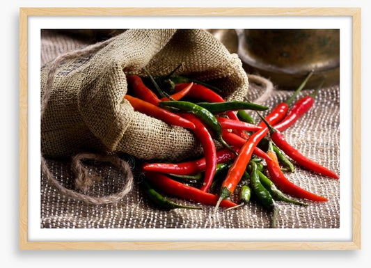Chili pepper still life