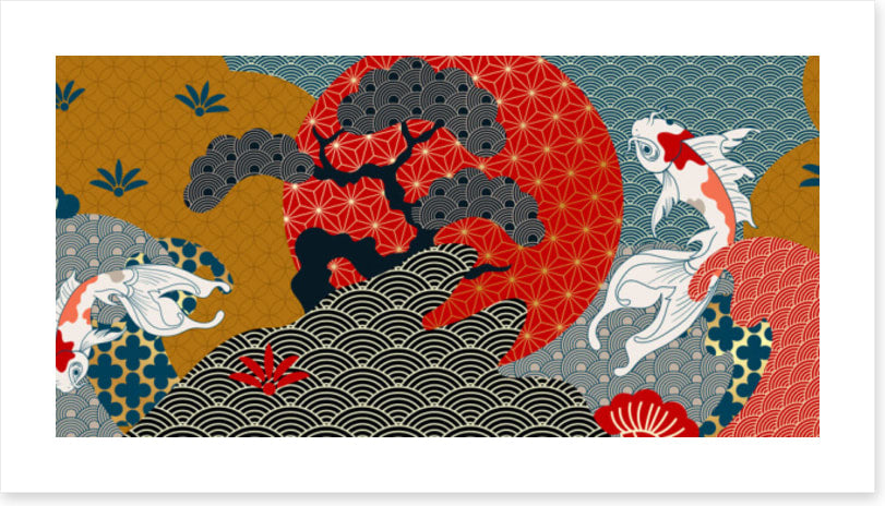 Red sun swim