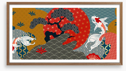 Red sun swim