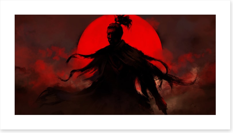 Setting sun samurai