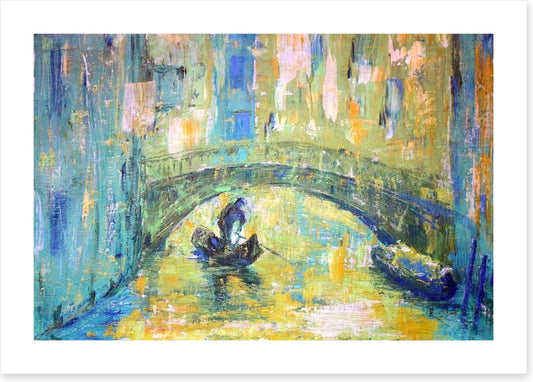 Under the Venetian bridge
