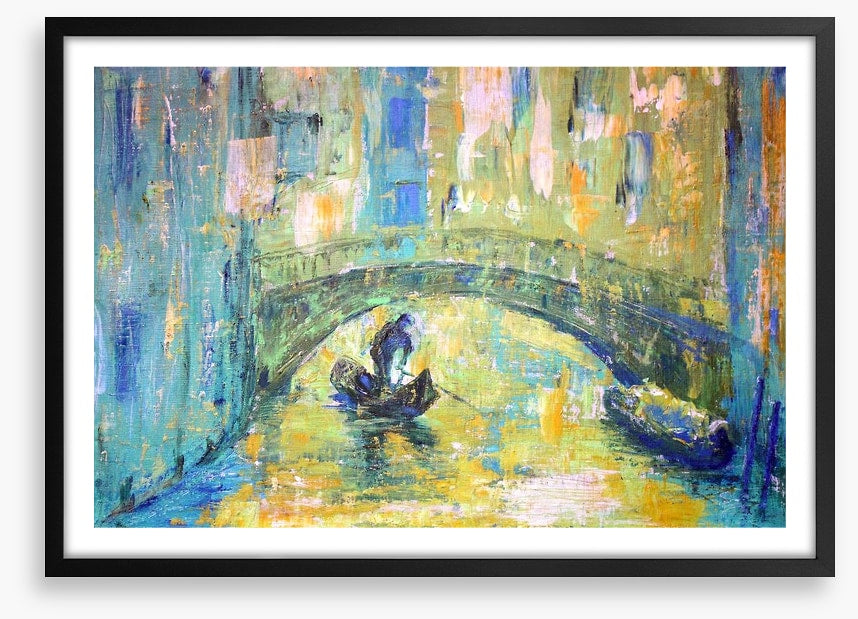 Under the Venetian bridge