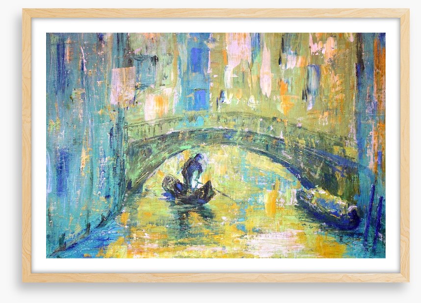 Under the Venetian bridge