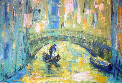 Under the Venetian bridge