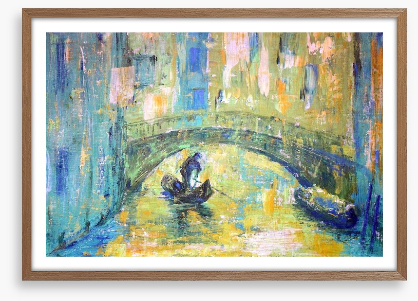 Under the Venetian bridge