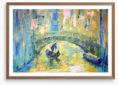 Under the Venetian bridge