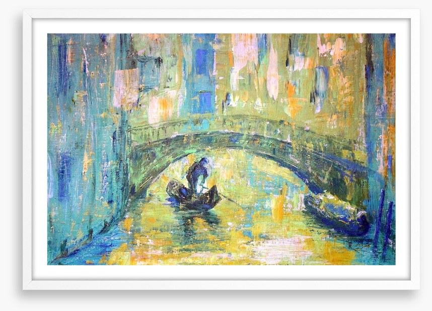 Under the Venetian bridge