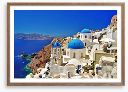 Santorini caldera coast