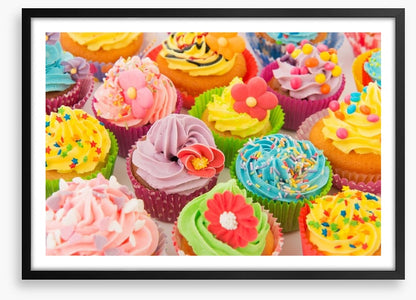 Colourful cupcakes