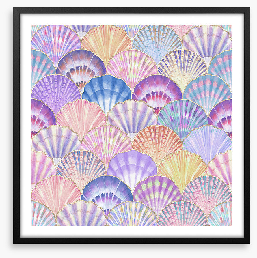 Pastel pearl shells