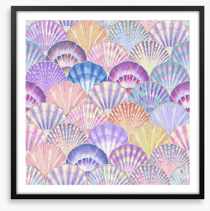 Pastel pearl shells