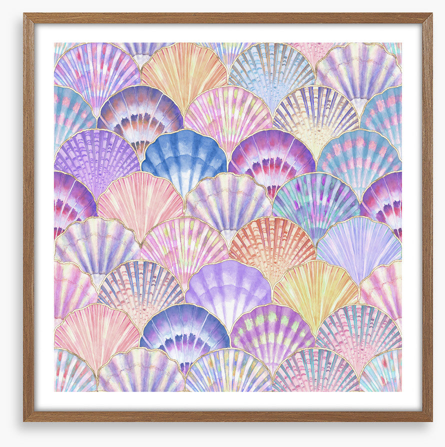 Pastel pearl shells