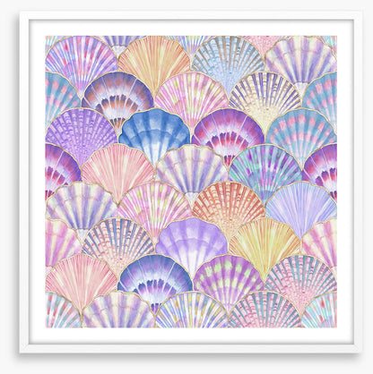 Pastel pearl shells