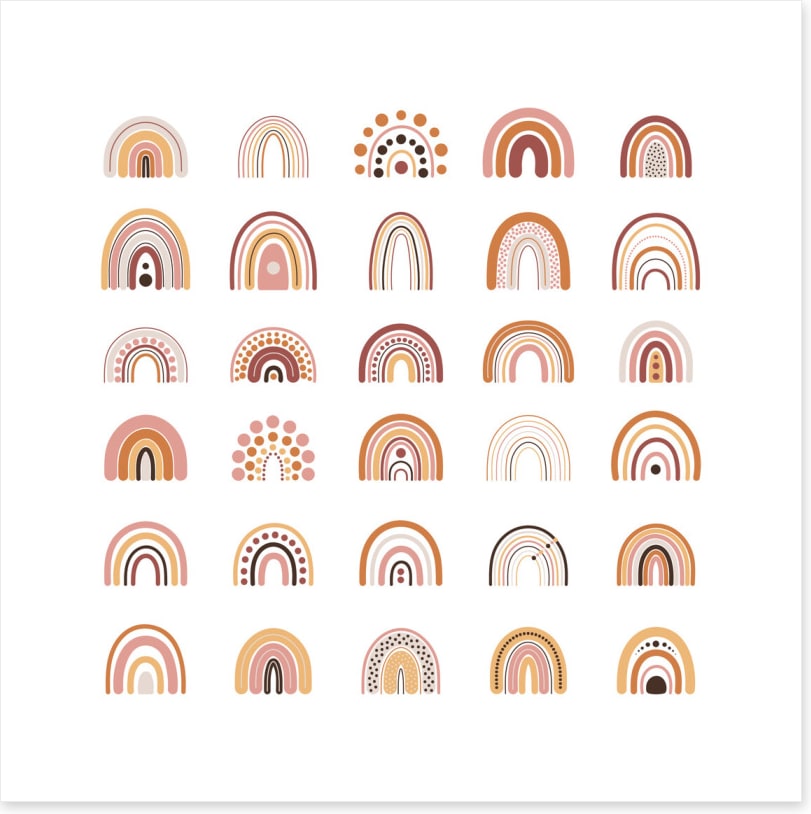 Boho rainbows
