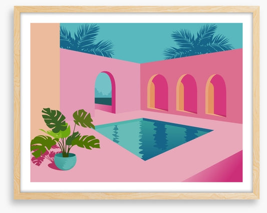 Planted by the pool