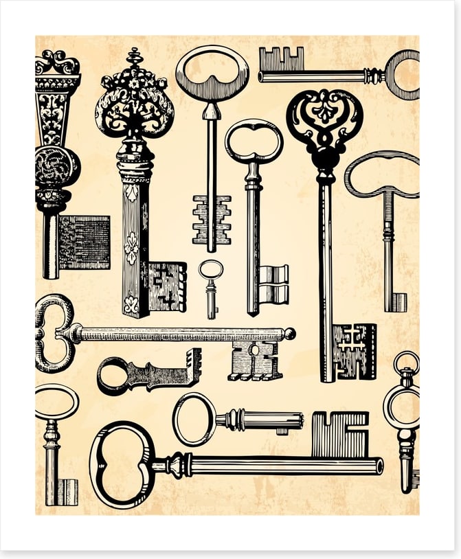 Antique keys
