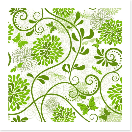 Curling green flora