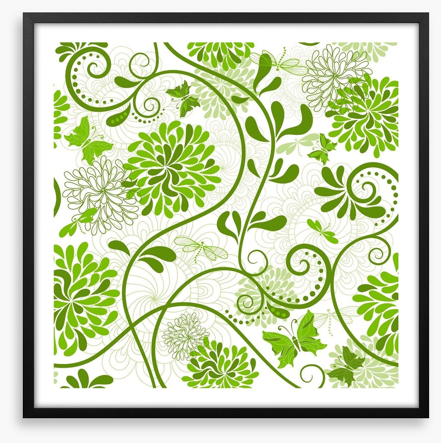 Curling green flora